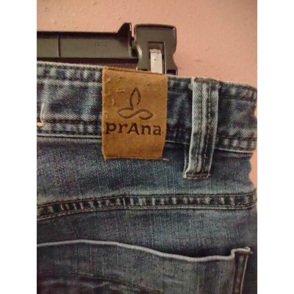 Prana Men's Slim Fit Jeans 30Wx32L Breathe Blue Denim Pants - Picture 4 of 11